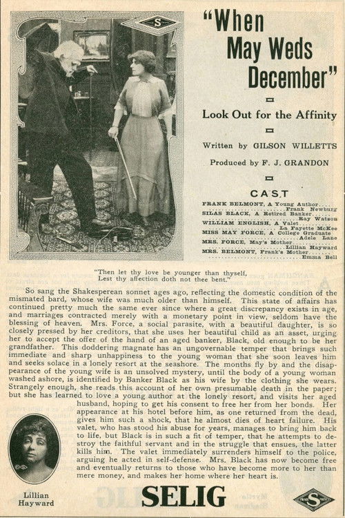 When May Weds December (1913) poster