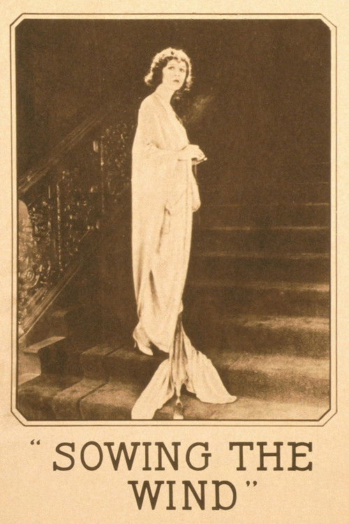 Sowing the Wind (1921) poster