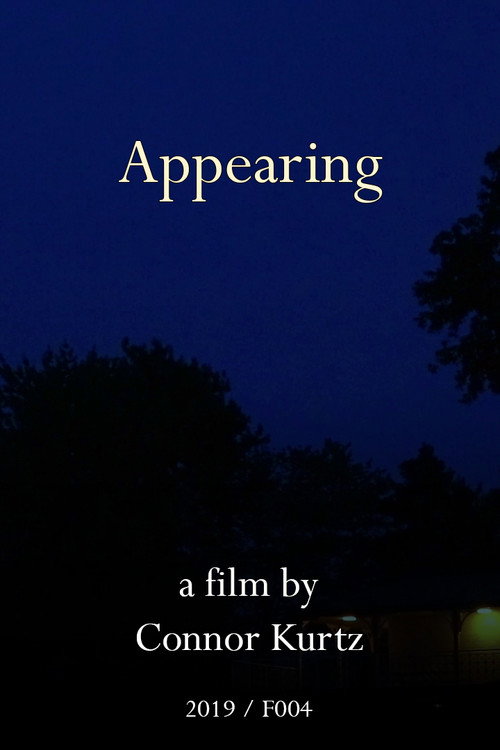 Appearing (2019) poster