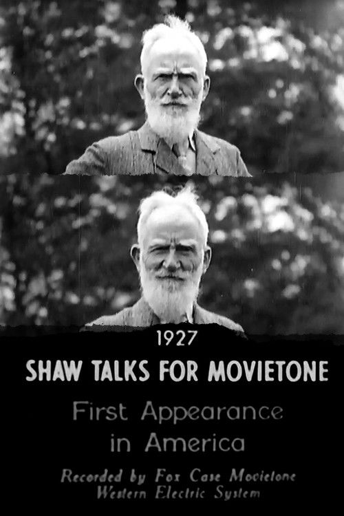 Shaw Talks for Movietone News (1928) poster