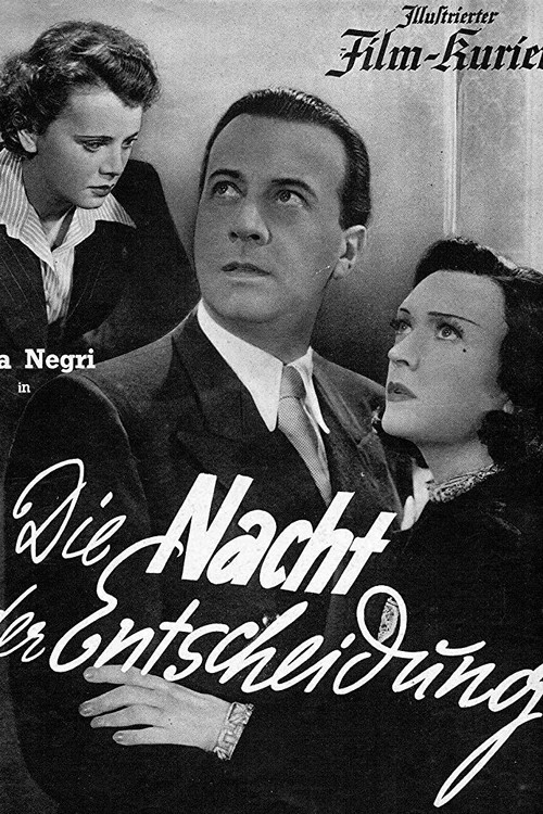 Die Nacht der Entscheidung (1938) poster