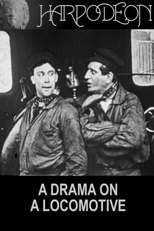 A Drama on a Locomotive (1910) poster