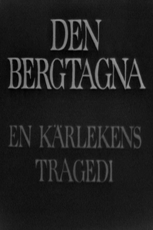 Den bergtagna (1965) poster