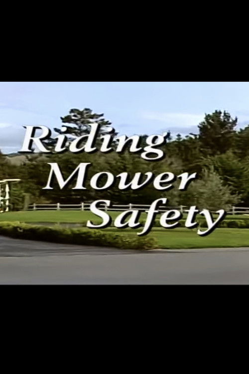 Riding Mower Safety (1995) poster