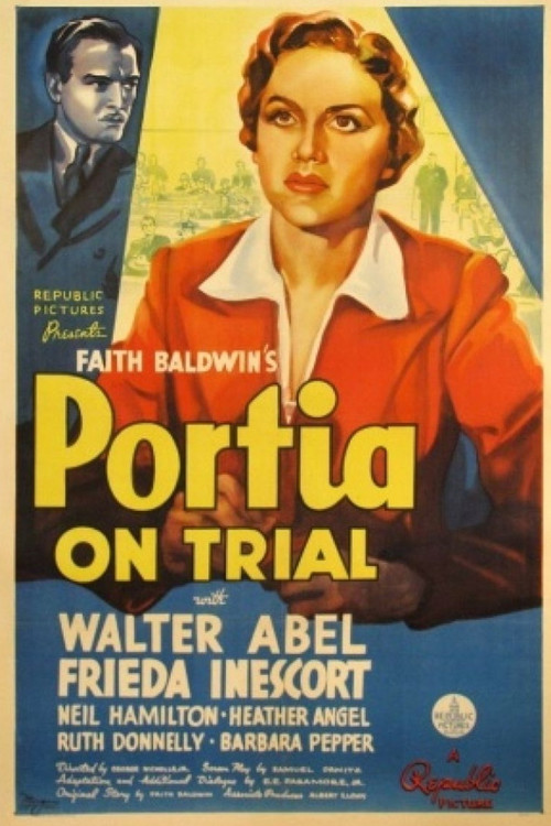Portia on Trial (1937) poster