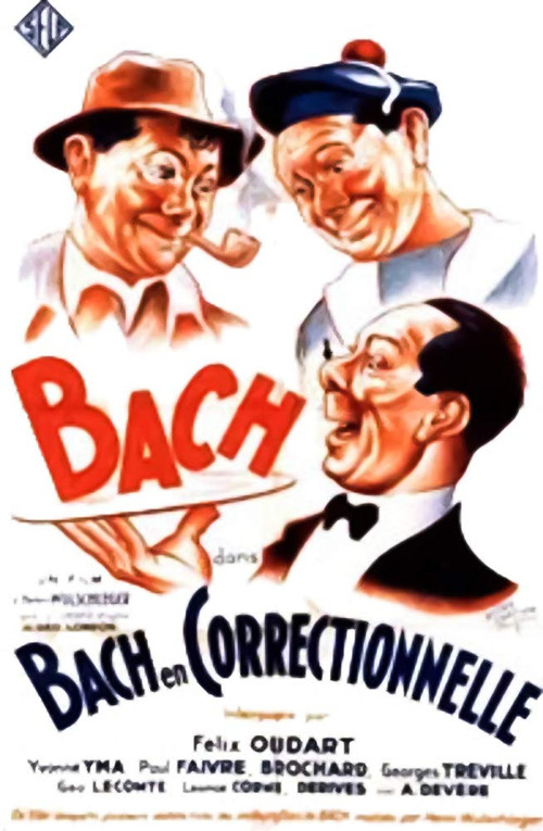 Bach en correctionnelle (1940) poster