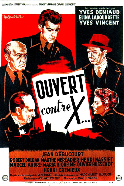 The Case Against X (1952) poster