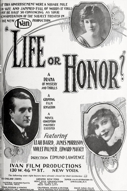 Life or Honor? (1918) poster