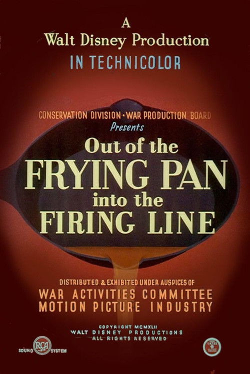 Out of the Frying Pan Into the Firing Line (1942) poster