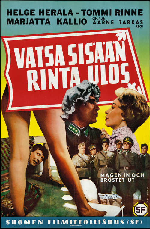 Vatsa sisään, rinta ulos! (1959) poster