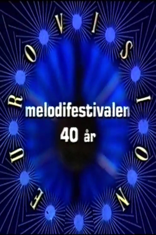Melodifestivalen 40 år (1995) poster
