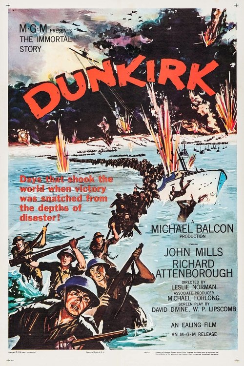 Dunkirk (1958) poster
