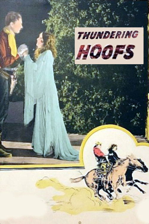 Thundering Hoofs (1922) poster