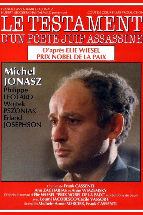 Le Testament d'un poète juif assassiné (1988) poster