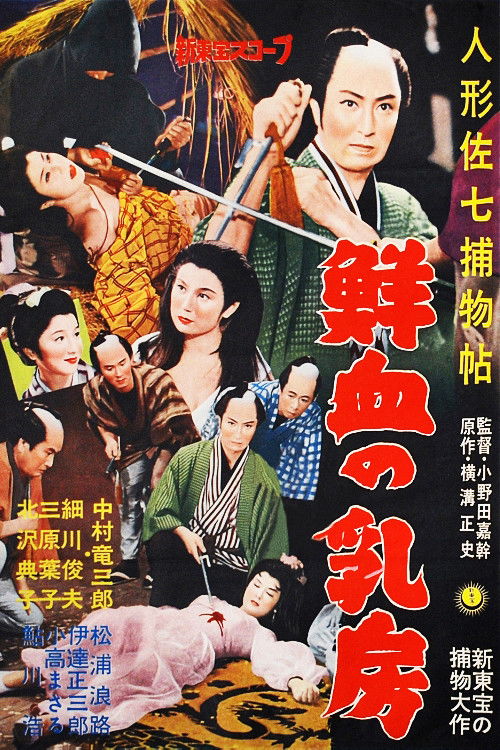 Casebook of Dandy Sashichi: Chests Covered In Fresh Blood (1959) poster