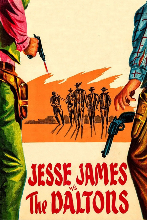 Jesse James vs. the Daltons (1954) poster