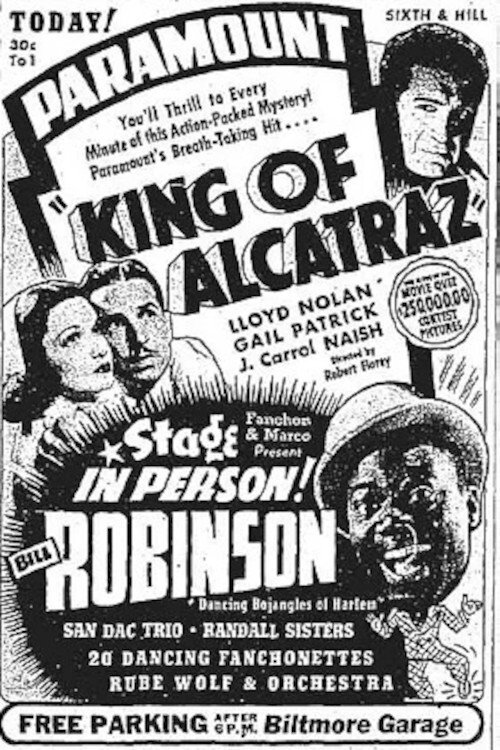 King of Alcatraz (1938) poster