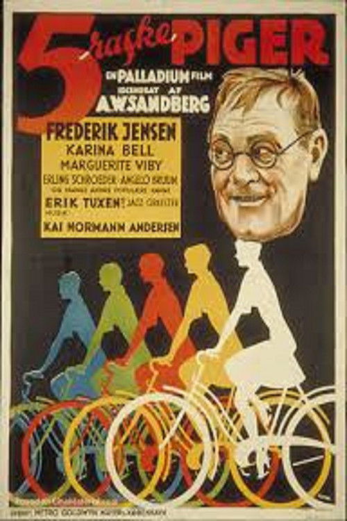 Fem raske piger (1933) poster