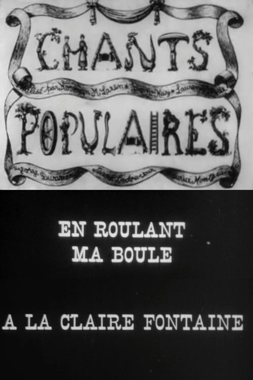 Chants populaires nº 1 poster
