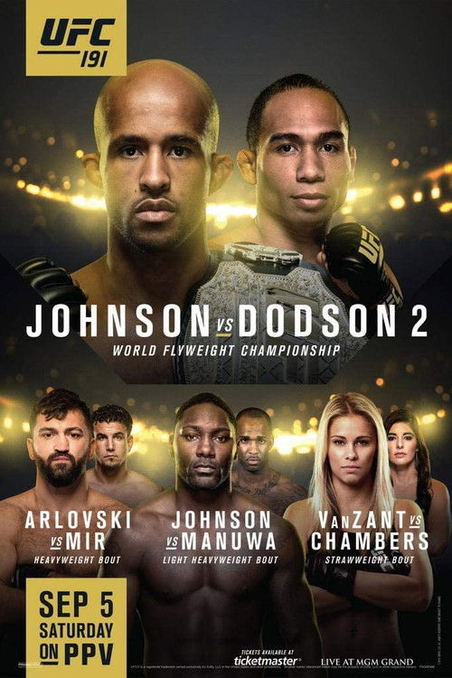 UFC 191: Johnson vs. Dodson 2 (2015) poster