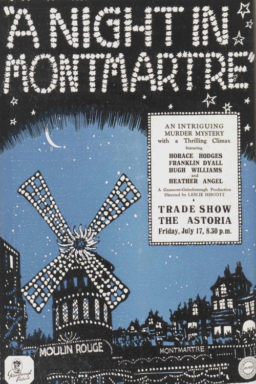A Night in Montmartre (1931) poster