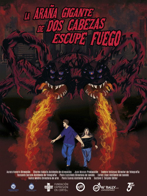 La Araña Gigante de Dos Cabezas Escupe Fuego (2025) poster