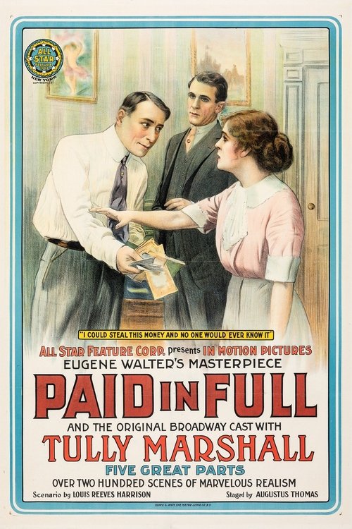 Paid in Full (1914) poster