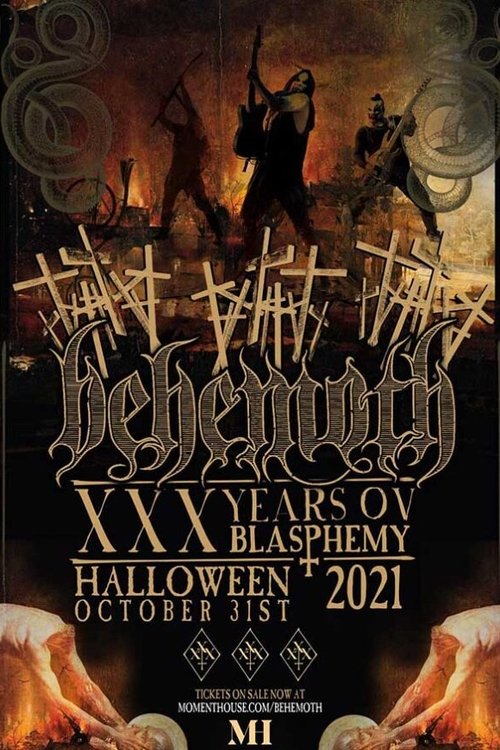 Behemoth - XXX Years Ov Blasphemy (2021) poster