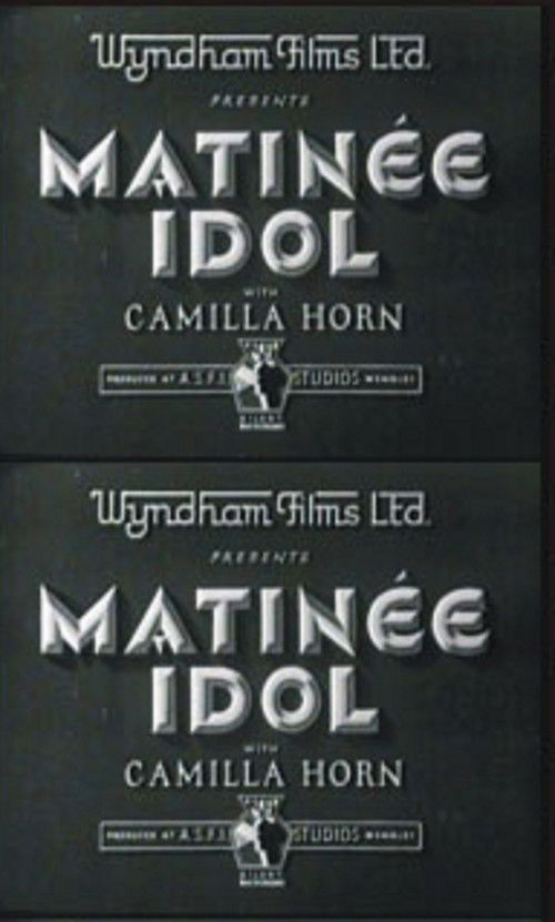 Matinee Idol (1933) poster