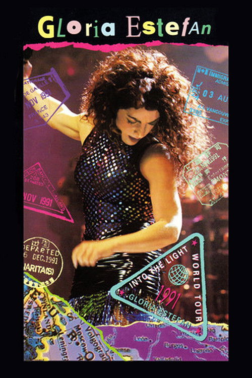 Gloria Estefan – Into the Light World Tour (1992) poster