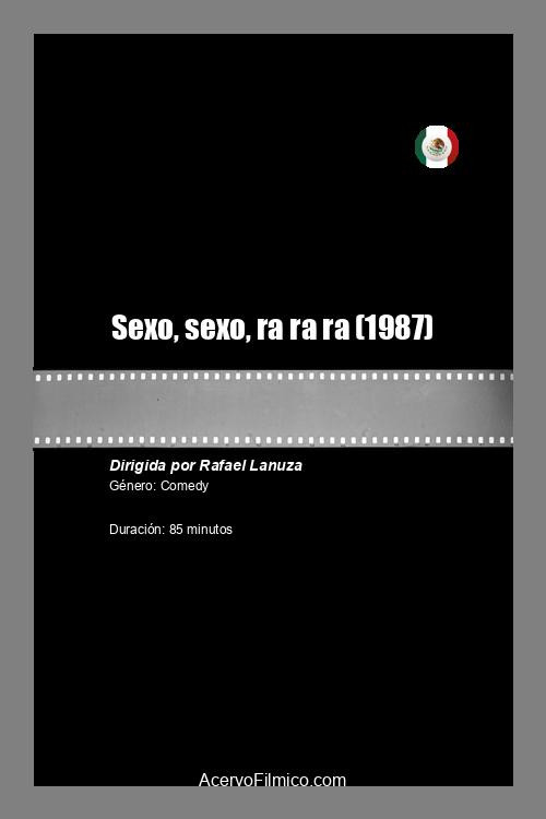 Sexo, sexo, ra ra ra (1987) poster