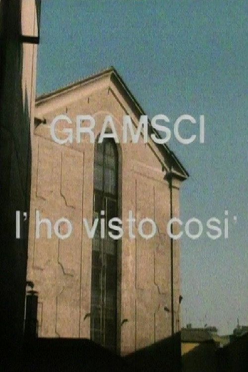 Gramsci l'ho visto così (1988) poster