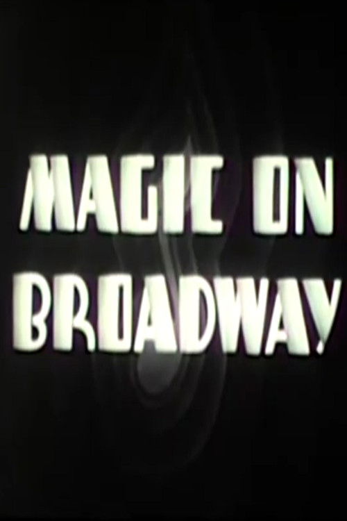 Magic on Broadway (1937) poster