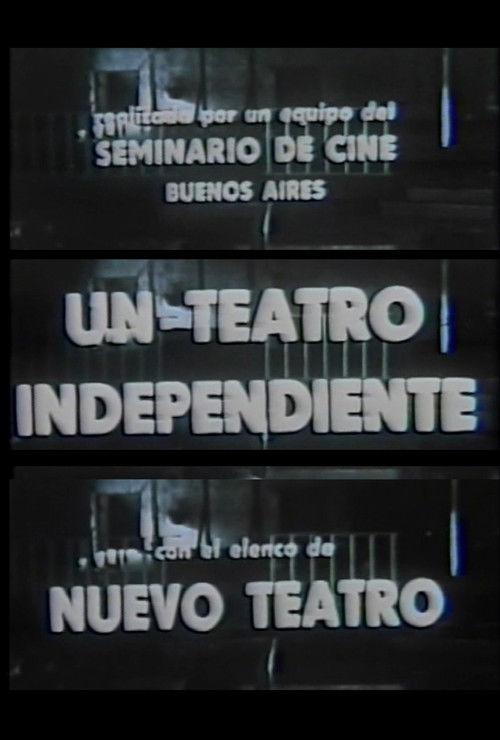 Un teatro independiente (1954) poster