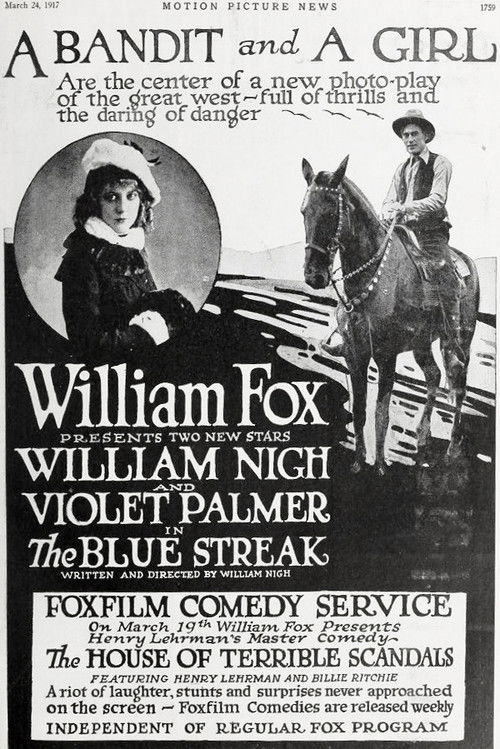 The Blue Streak (1917) poster