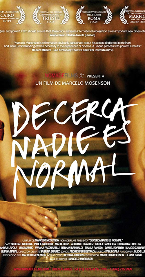 De cerca nadie es normal (2009) poster