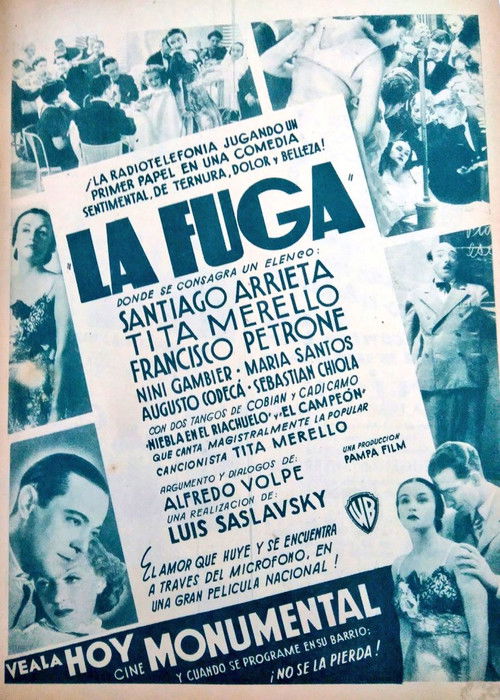La fuga (1937) poster