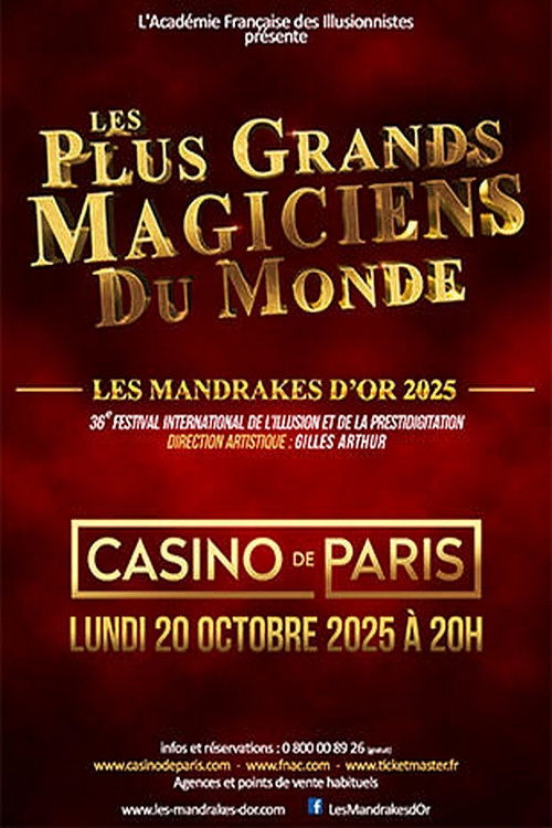 Les plus grands magiciens du monde - Les Mandrakes d'Or 2025 (2026) poster