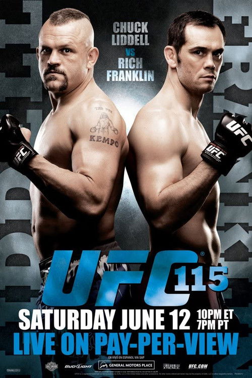 UFC 115: Liddell vs. Franklin (2010) poster