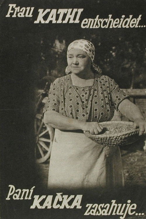 Paní Kačka zasahuje... (1939) poster