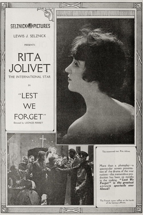 Lest We Forget (1918) poster