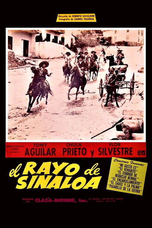 El rayo de Sinaloa: La venganza de Heraclio Bernal (1958) poster