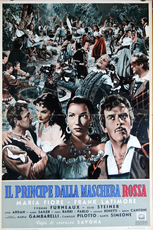 The Prince with the Red Mask (1955) poster