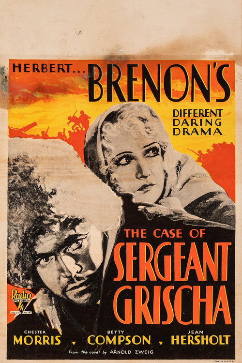 The Case of Sergeant Grischa (1930) poster