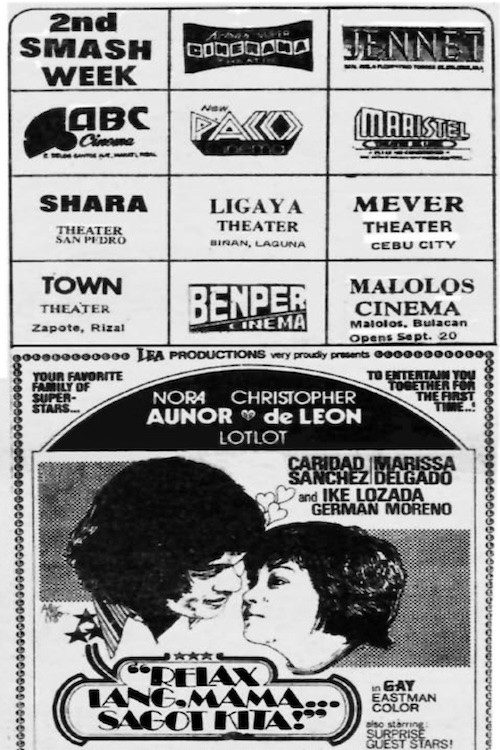 Relax Lang, Mama ... Sagot Kita (1976) poster