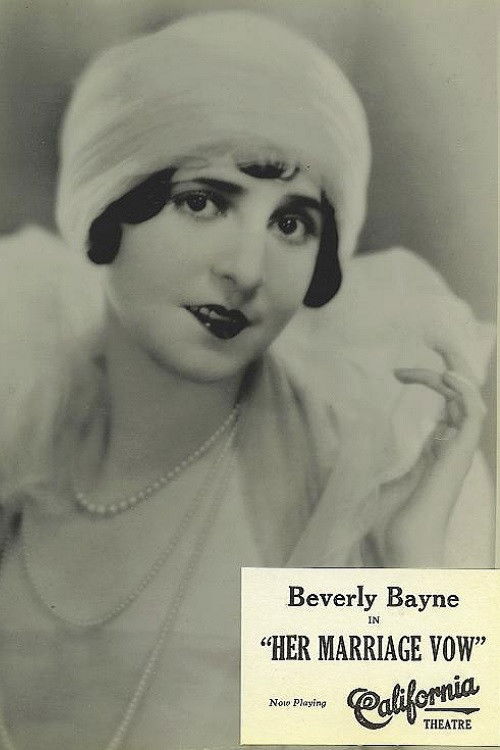 Her Marriage Vow (1924) poster