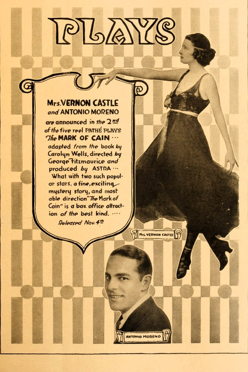 The Mark of Cain (1917) poster