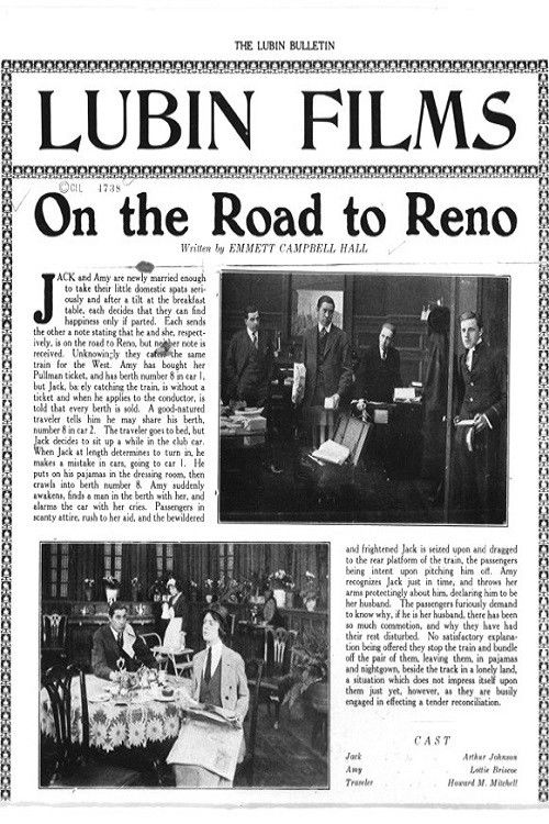 On the Road to Reno (1915) poster