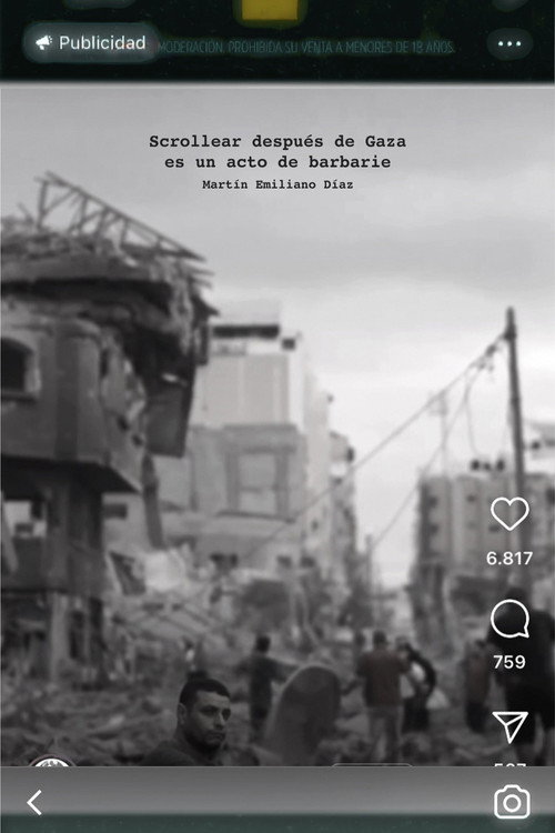 Scrollear después de gaza es un acto de barbarie (2024) poster