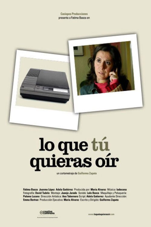 Lo que tú quieras oír (2005) poster